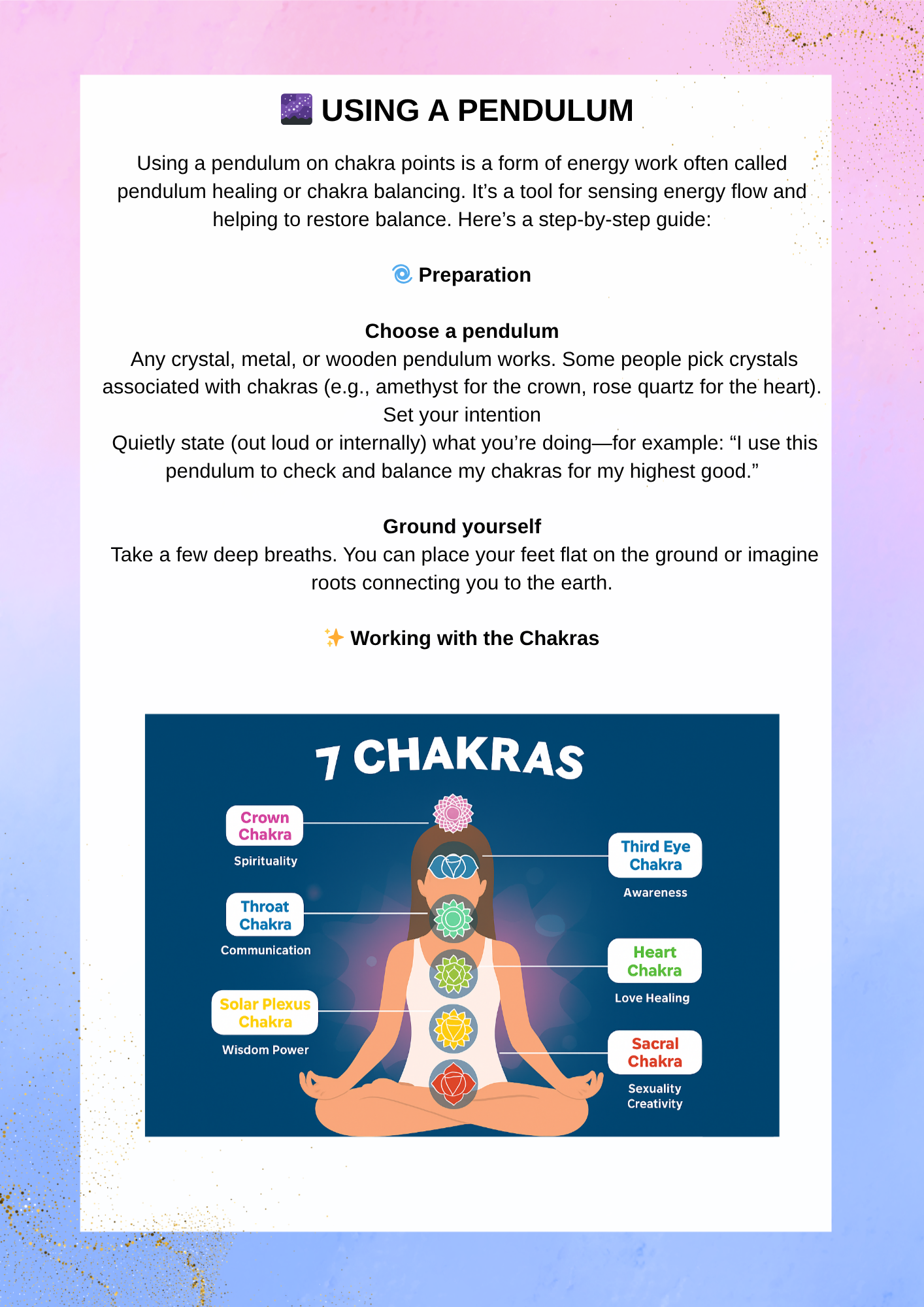 How To See & Feel Auric Fields, Chakra Healing Course - PDF Download - Image 3
